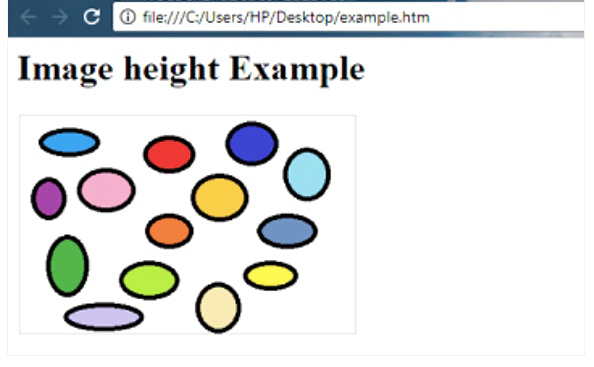 CSS image height property
